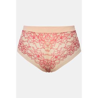 Ulla Popken  Culotte hipster, microfibre et dentelle bicolore 