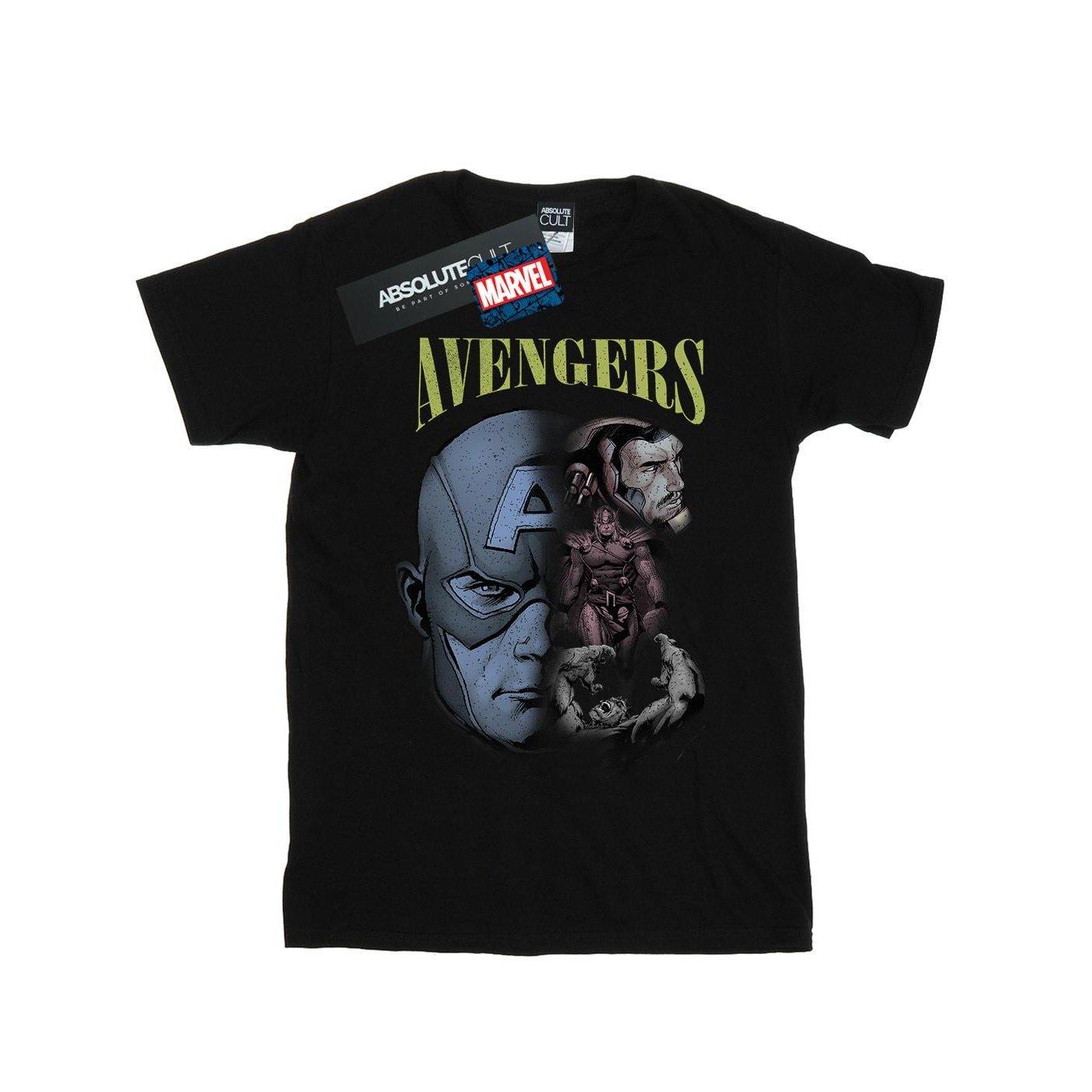 Image of Avengers Homage Tshirt Herren Schwarz 5XL