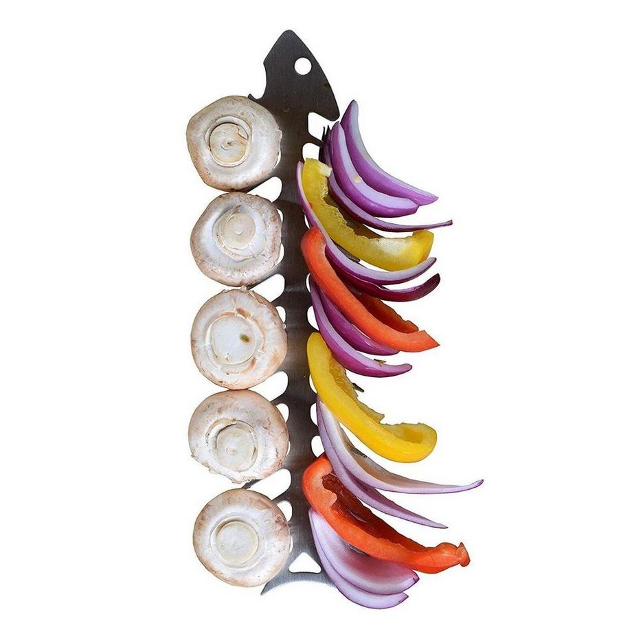 Northio  Grillspieße - Fischskelett - Edelstahl 