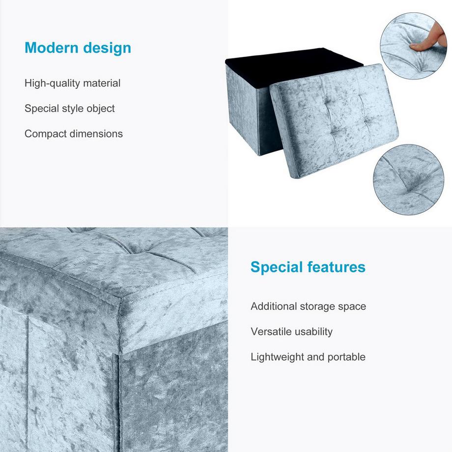 Intirilife Pouf Pliable  