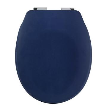 Abattant WC Thermo Dur NEELA Bleu Foncé Mat - Charnières ABS Chromé