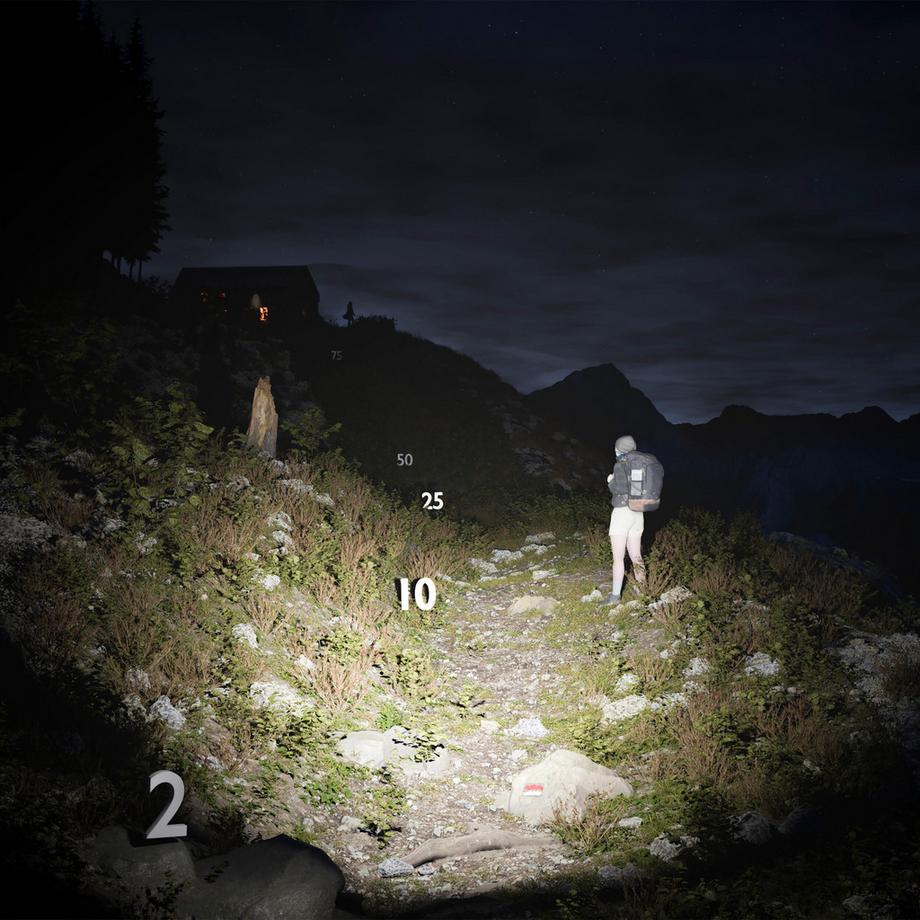 FORCLAZ  Lampe frontale - HL900 HYBRID 