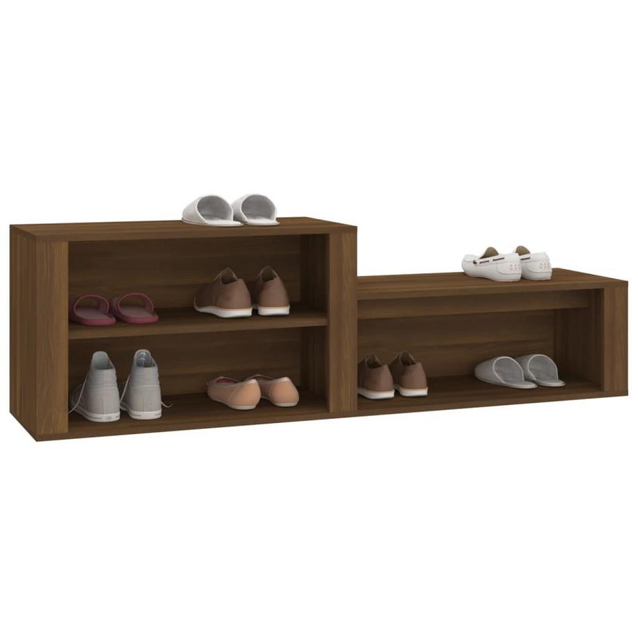 VidaXL Armoire à chaussures bois d'ingénierie  