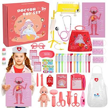 Trousse médicale pour enfants, jouet fantaisie, cadeau pour enfants