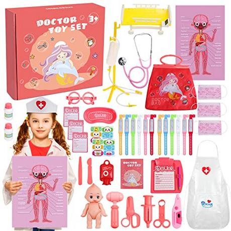 Activity-board  Trousse médicale pour enfants, jouet fantaisie, cadeau pour enfants 