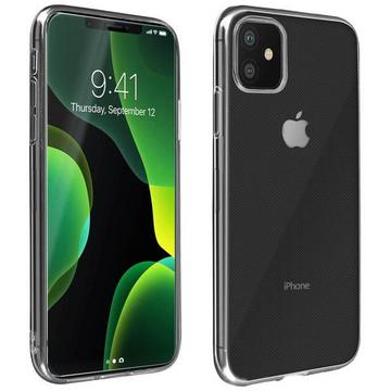 Coque silicone iPhone 11 + verre trempé