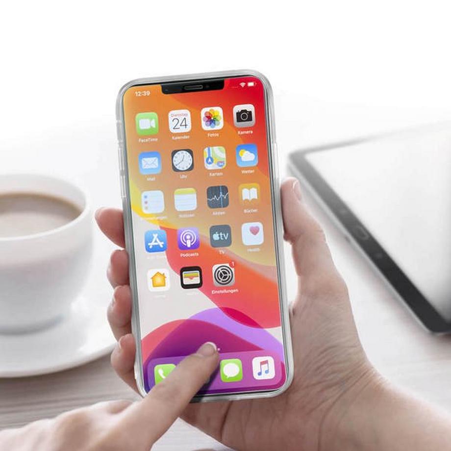 Avizar  Coque silicone iPhone 11 + verre trempé 