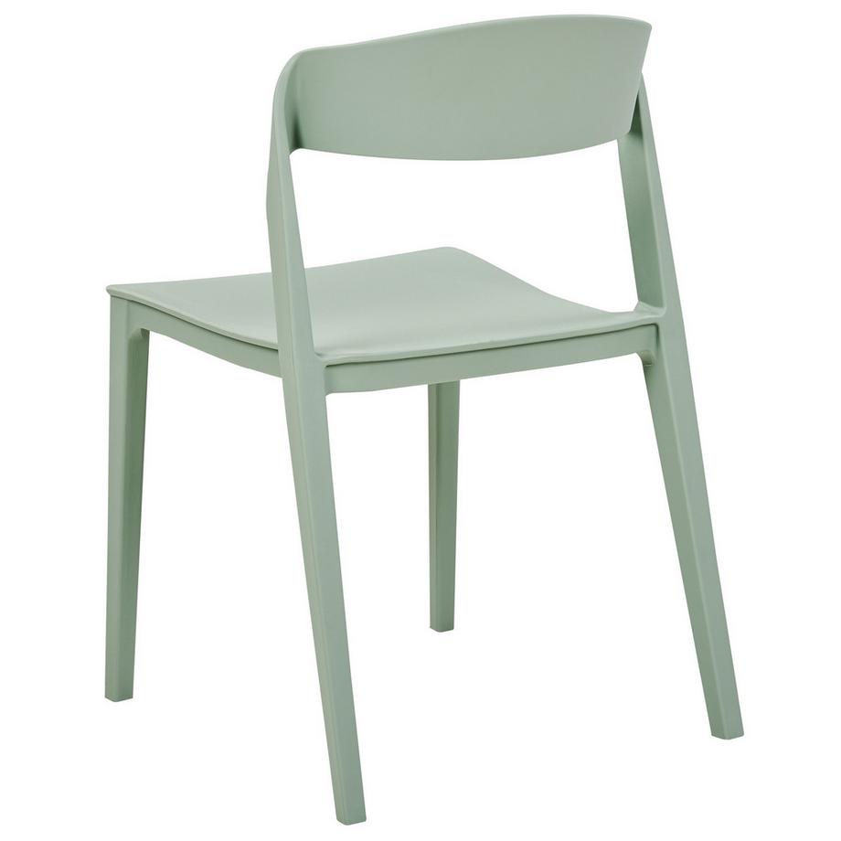 Beliani Esszimmerstuhl 2er Set aus Polypropylen Modern SOMERS  