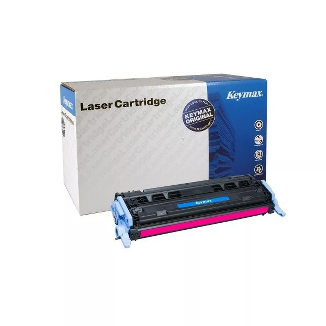 Keymax – RMC-Toner-Modul magenta Q6003AKEY zu HP CLJ 2600 2000 Seiten, One Size