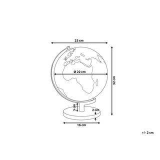 Beliani Globe en Matière synthétique Moderne MAGELLAN  