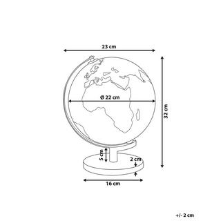 Beliani Globus aus Kunststoff Modern MAGELLAN  