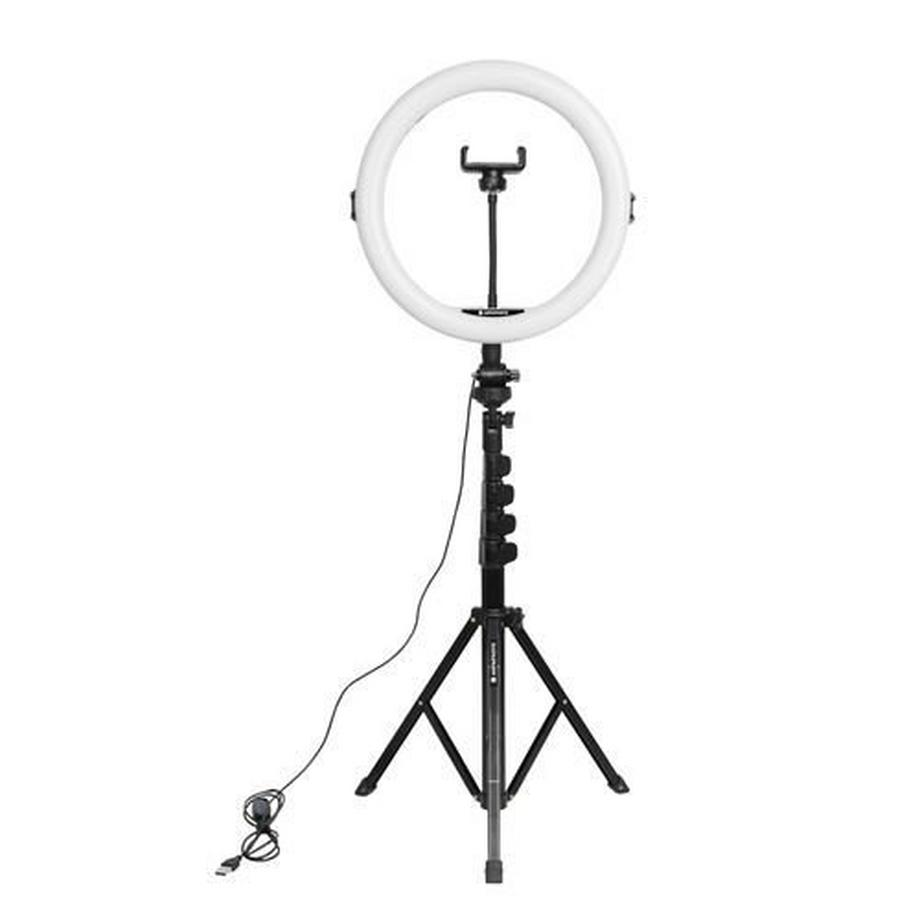 Agfaphoto  Verstellbares Stativ + LED-Ring Agfaphoto ARL11XL Schwarz 