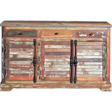 Sideboard bois recyclé multicolor 150