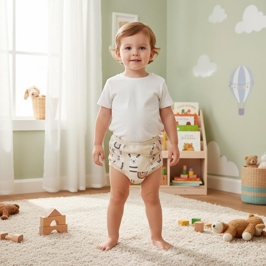 Misiu  Töpfchen Lernhöschen, Lama (2er Pack) 