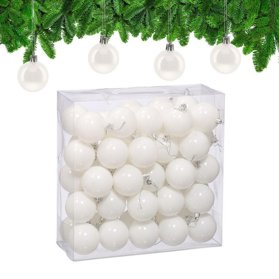 Palline per albero di Natale, set da 50