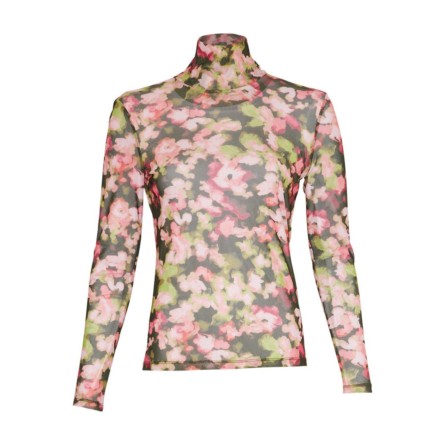 Image of T-shirt Mit Rollkragen Und Langen Ärmeln, Frau Almeda Illenora Aop Damen S