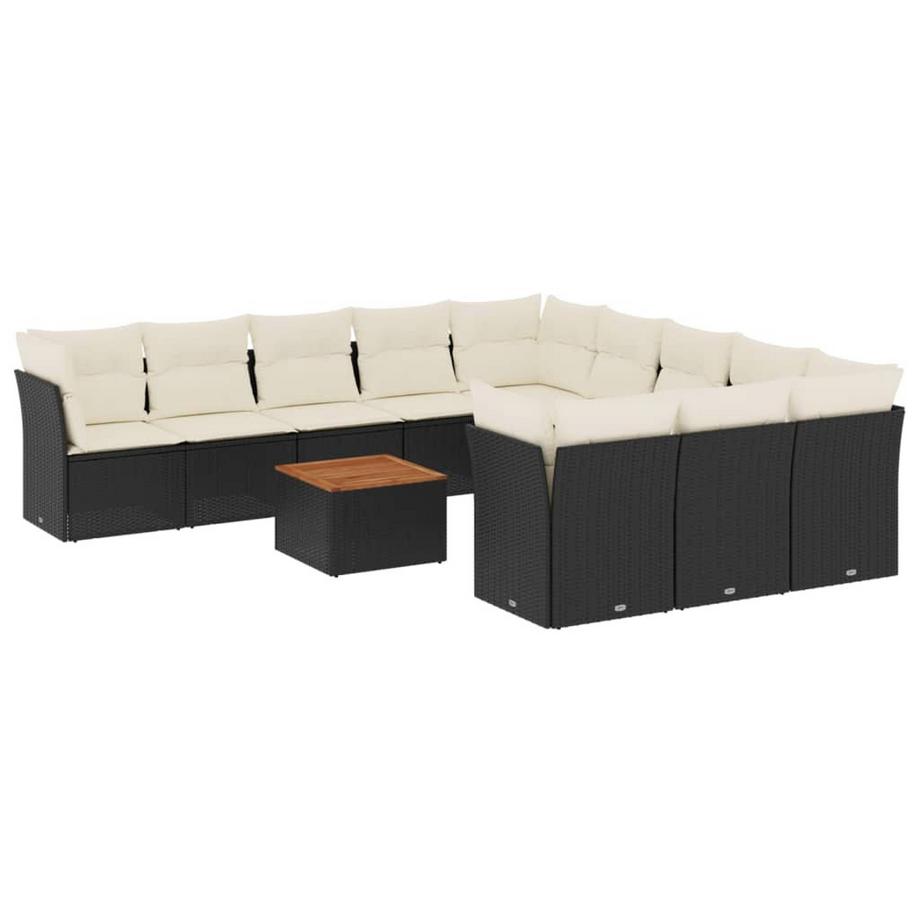 Ensemble de canapés de jardin rotin synthétique