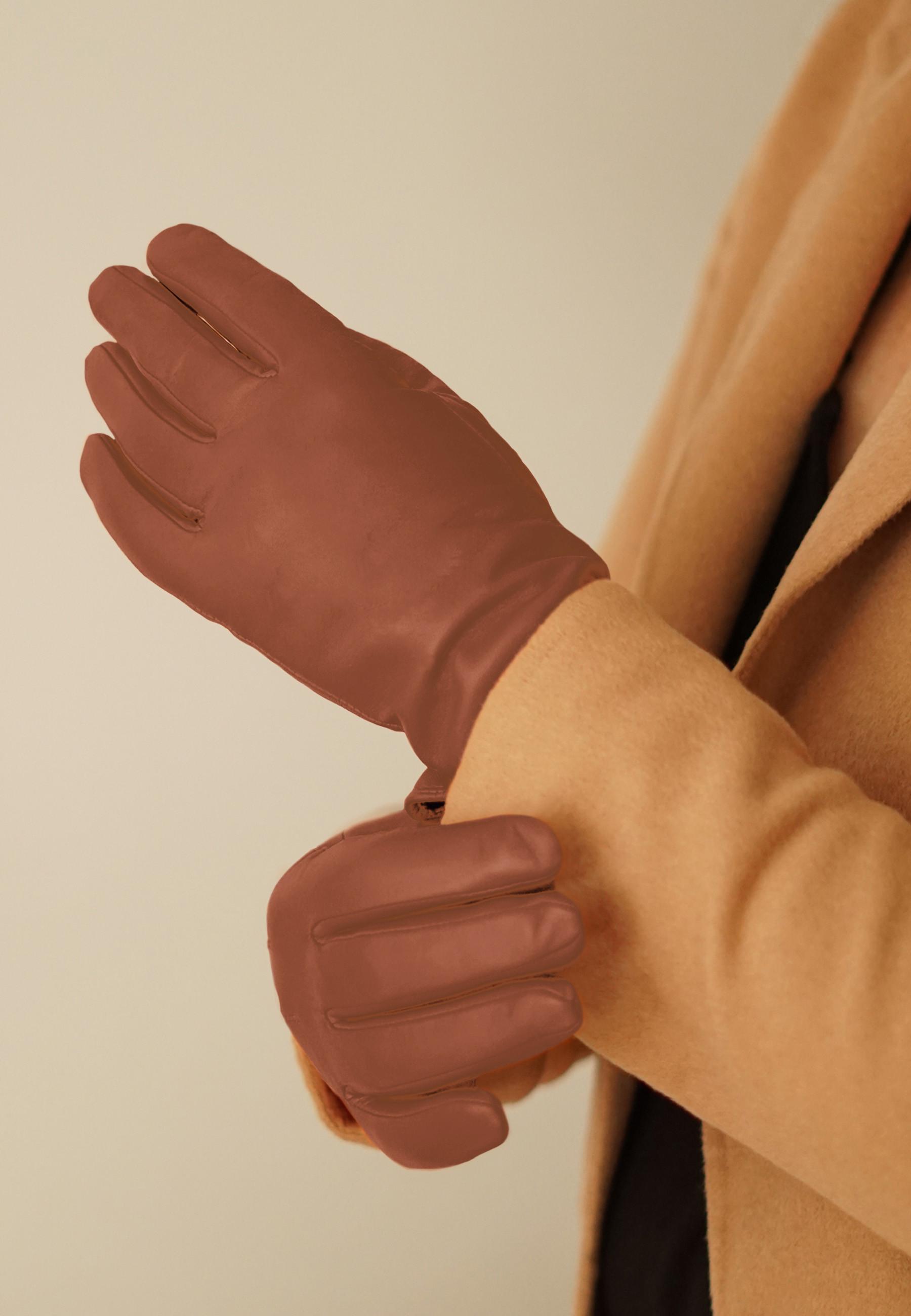 KESSLER  Extra lange Handschuhe  "Keira" aus Premium Lammleder mit Touchfunktion 