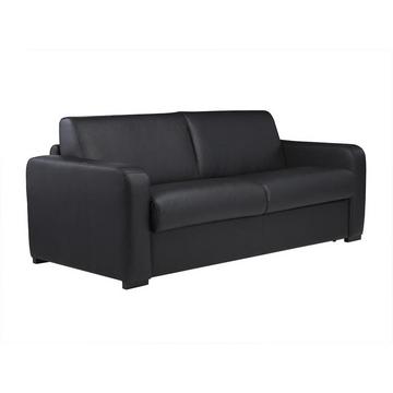 Schlafsofa mit Matratze 3Sitzer Leder Matratze BEVIS