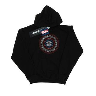 MARVEL  Sweat à capuche CAPTAIN AMERICA ORNAMENTAL SHIELD 