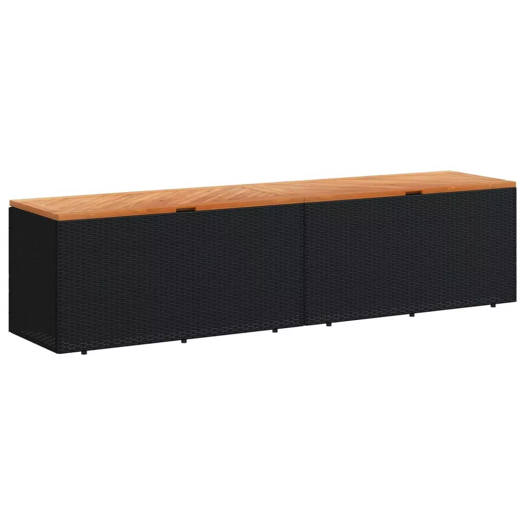Resine tressee Vidaxl salon de jardin noir
