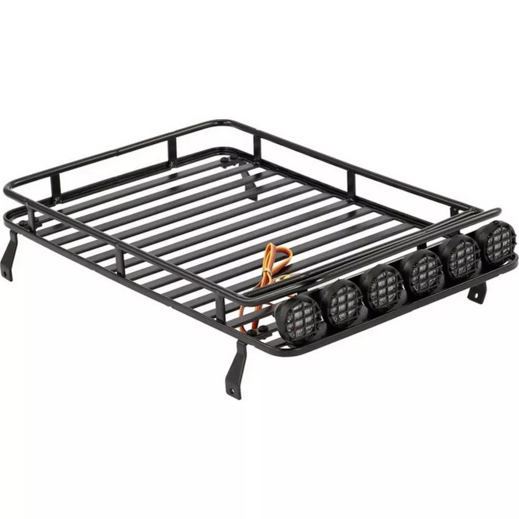Absima - Metall-Dachträger inkl. LEDs für Massstab 1:10, 10mm, Multicolor