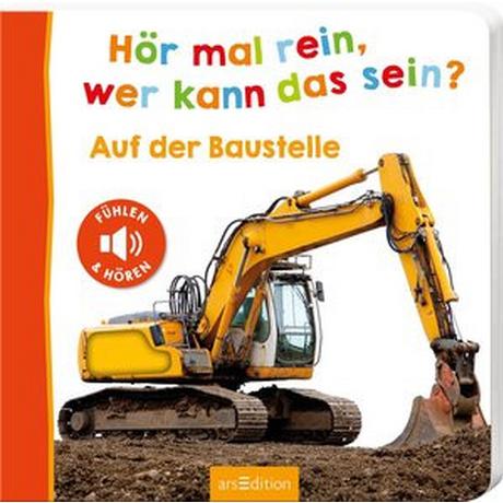 Hör mal rein, wer kann das sein? - Auf der Baustelle Kein Autor Couverture rigide 