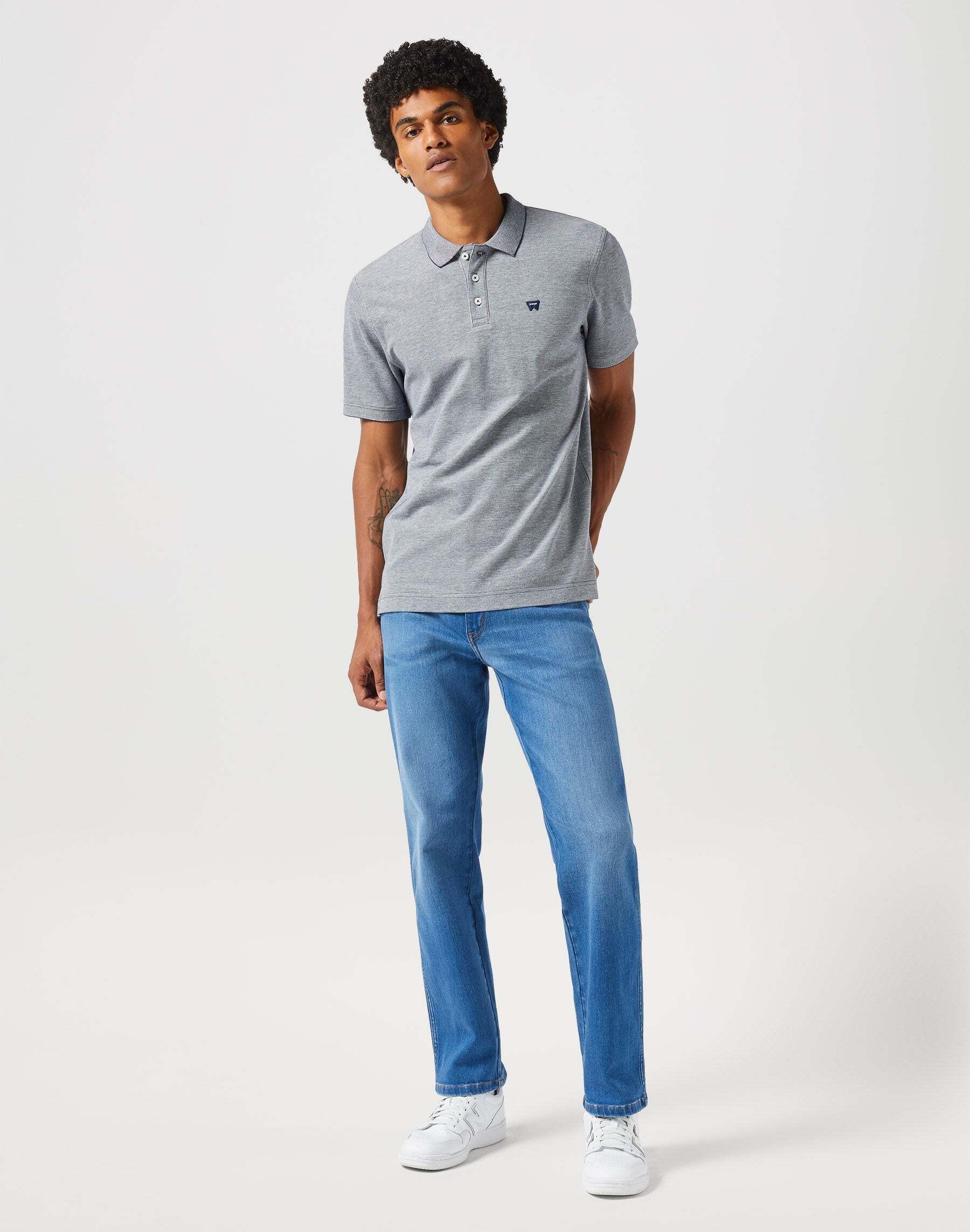 Wrangler Texas High Stretch Jeans Gamba Dritta  