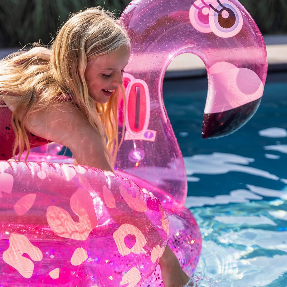 Swim Essentials  Jouets de bain 150cm Leopard Flamingo 