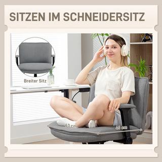 HOMCOM Chaise de bureau  