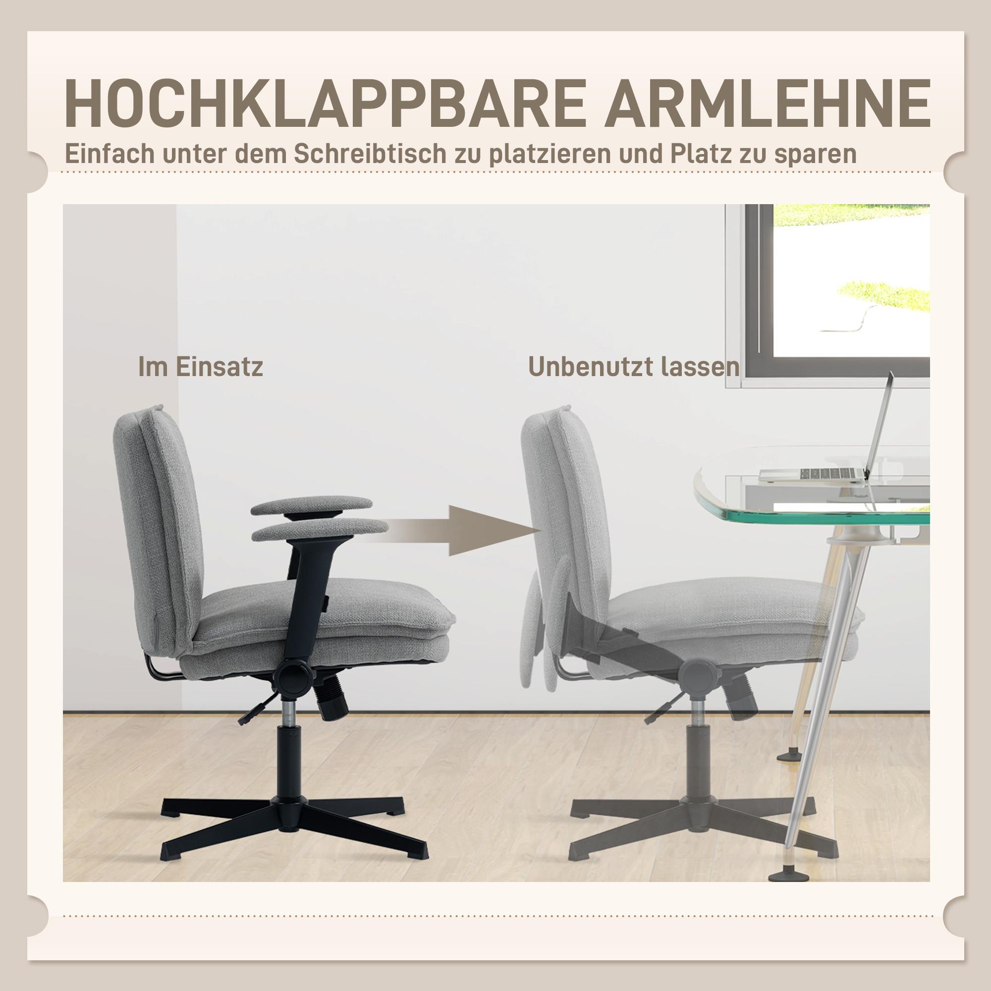 HOMCOM Chaise de bureau  
