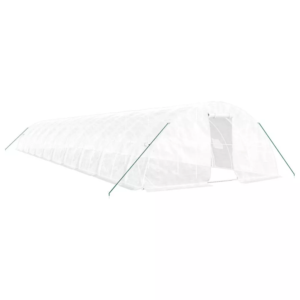 VidaXL - Gewächshaus polyethylen, One Size, Weiss