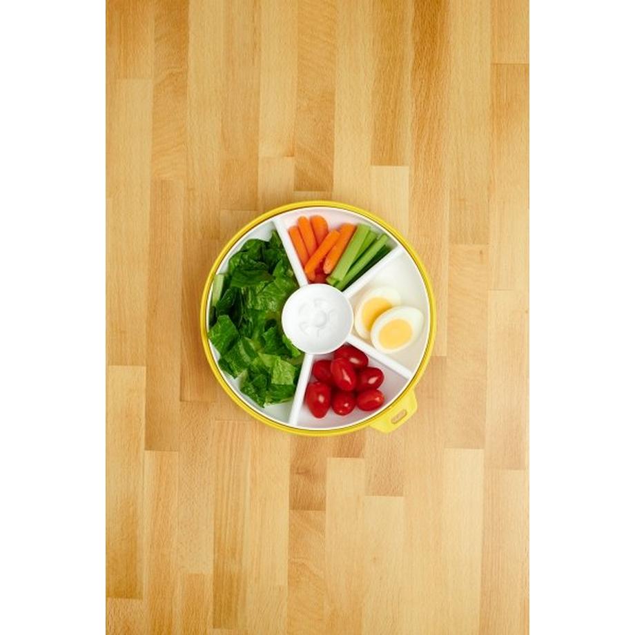 GöBe GöBe Snack Spinner Snackbox Gross, Honey Yellow  