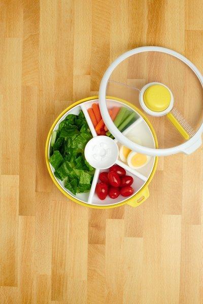 GöBe GöBe Snack Spinner Snackbox Gross, Honey Yellow  