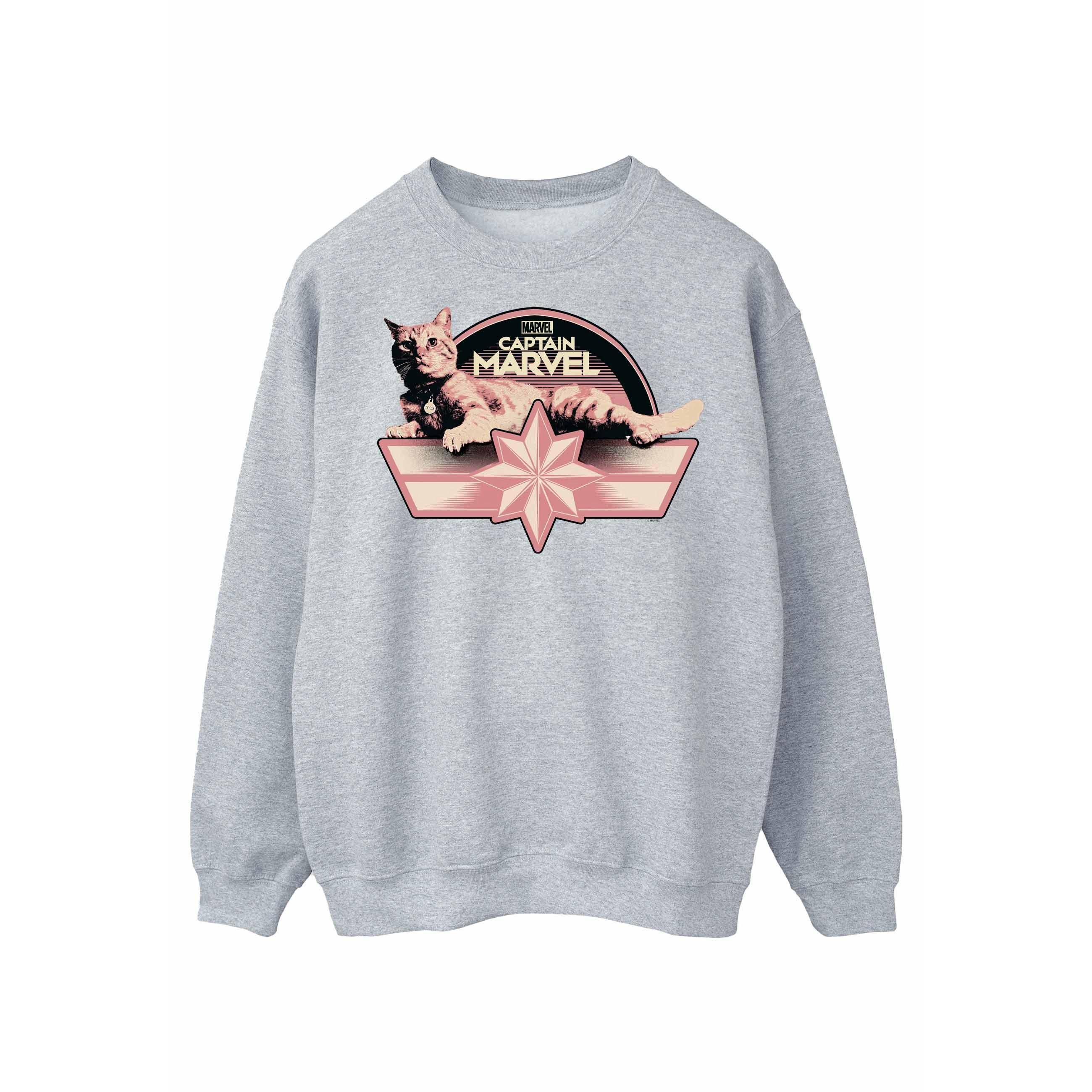 Image of Captain Chillin Goose Sweatshirt Damen Grau S