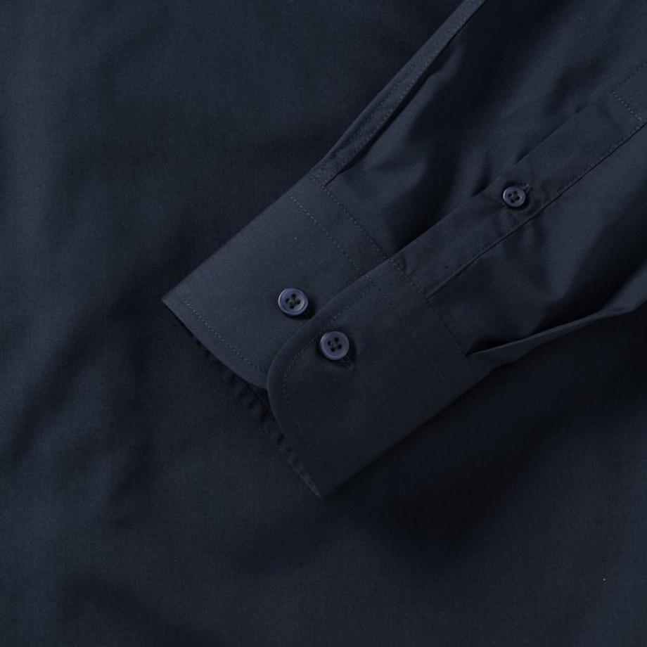 Russell Collection Chemise Popeline Manches Longues Entretien Facile  