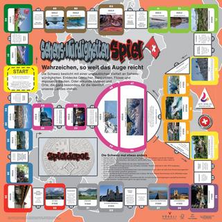 GEWERBE-SPIEL  Brettspiel SEHENSWÜRDIGKEITEN-SPIEL Schweiz (Deutsch) 