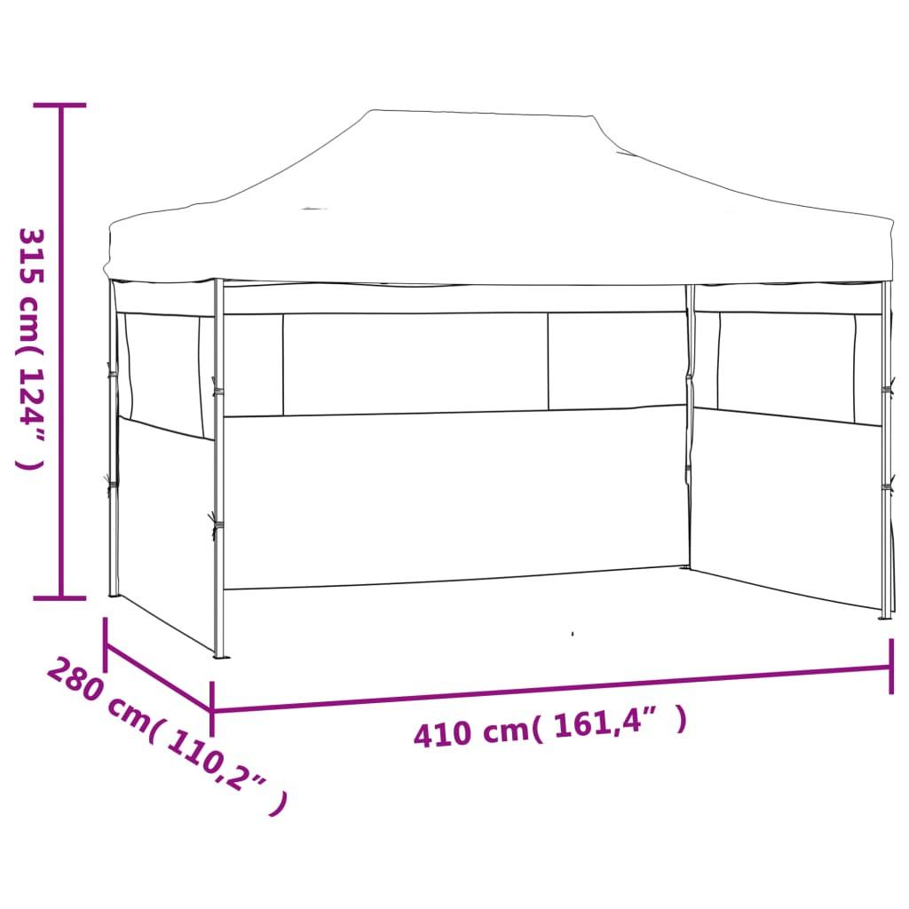 VidaXL Tente de réception tissu  