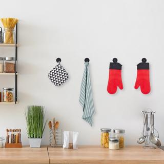 B2X Ganci autoadesivi in ​​set da 4  