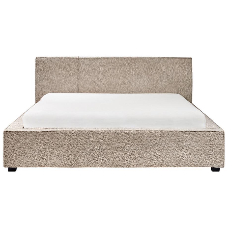 Beliani Letto en Bouclé  MIRANDE  