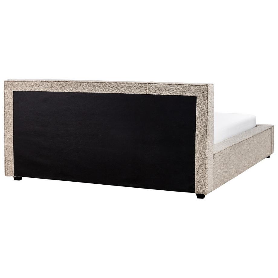 Beliani Letto en Bouclé  MIRANDE  