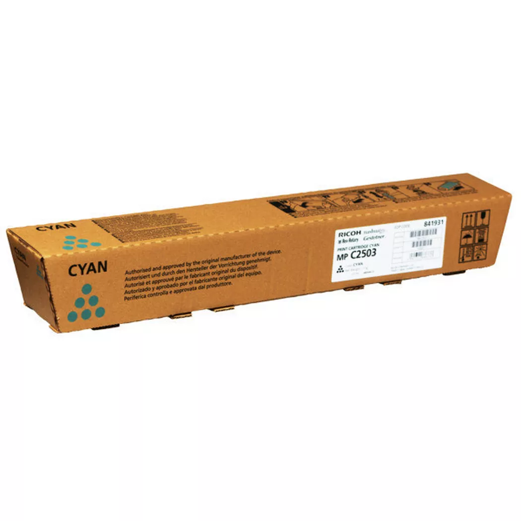 RICOH – Toner-Modul cyan 842212 MP C407 8000 Seiten, One Size