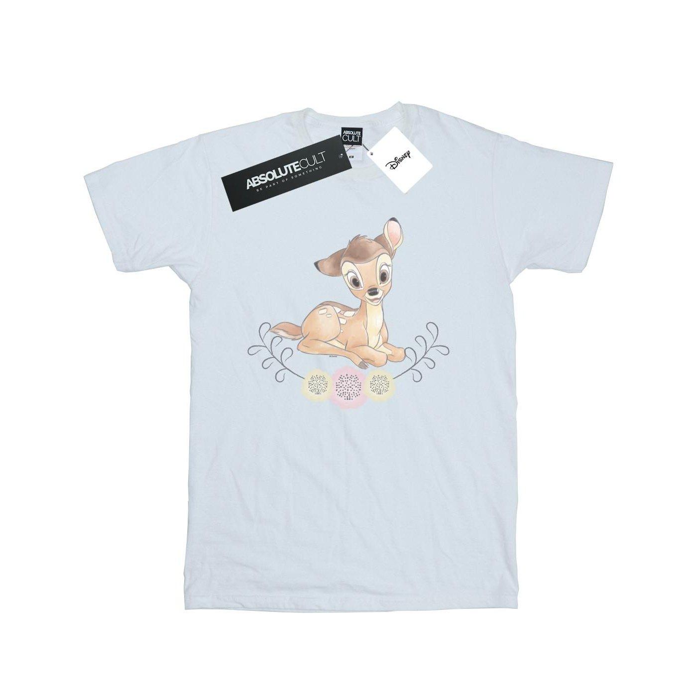 Image of Bambi Watercolour Tshirt Unisex Weiss 116