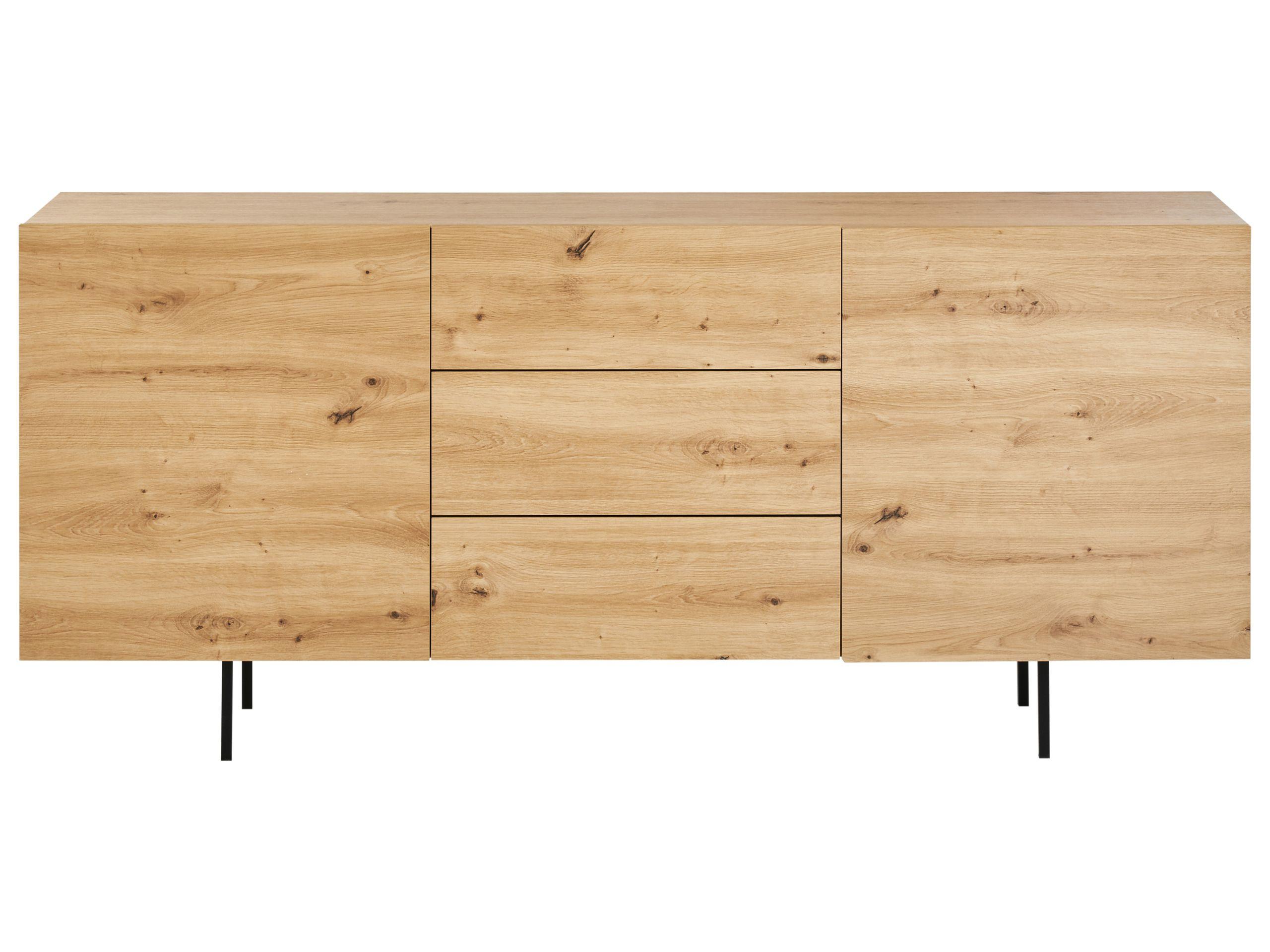 Beliani Sideboard mit 2 Türen aus Faserplatte Skandinavisch KENORA  