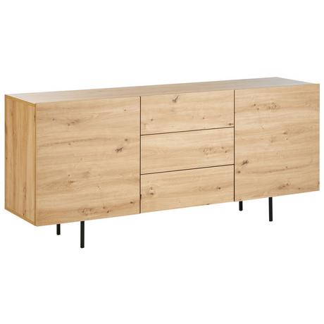 Beliani Sideboard mit 2 Türen aus Faserplatte Skandinavisch KENORA  