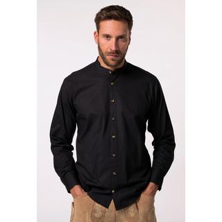 JP1880  Camicia in tradizionale stile Tracht con maniche lunghe, collo alla coreana e vestibilità moderna, fino alla tg. 8XL 