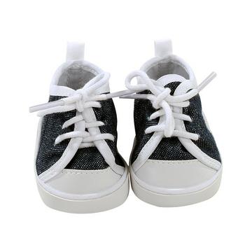 Götz Shoes & Co, baskets ""Denim"", poupées bébé 30-33 cm
