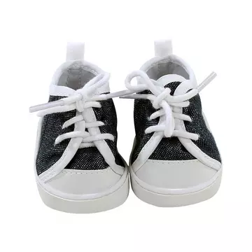 3402543 Sneaker Denim Puppenschuhe Puppenkleidung & Puppenzubehör für Babypuppen Gr. S von 30 33 cm und Stehpuppen Gr. XS von 27 cm