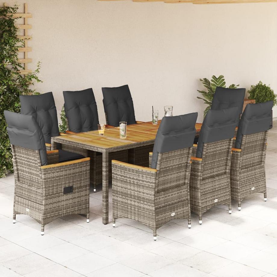 VidaXL Garten essgruppe poly-rattan  