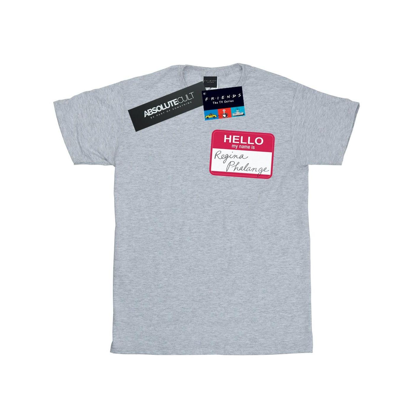 Image of Regina Phalange Name Tag Tshirt Damen Grau M